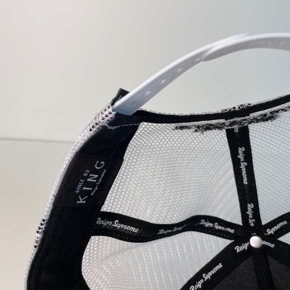 NEW King Hat Black Snapback Great Britain British Union Jack Trucker Cap - Picture 12 of 12